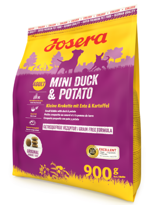 Сухий корм Josera Mini Duck & Potato (Міні Дак енд Потейто) для дорослих собак дрібних порід, 900 г Вінниця - фото 1