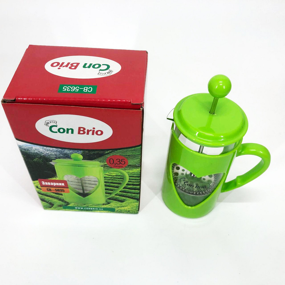 Френч-пресс красивый, Простой френч-пресс, Френч-пресс для заварки кофе вместительный UH-23 Львов - изображение 6