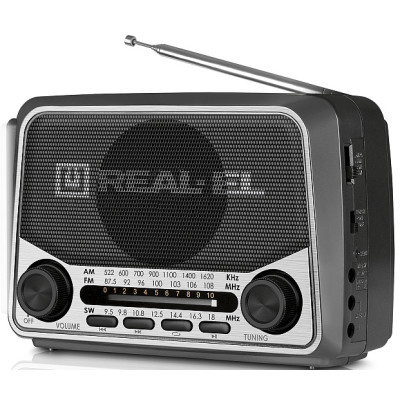 Портативний радіоприймач REAL-EL X-525 Grey Вінниця - фото 3