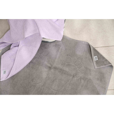 Полотенце Ardesto для ног махровое Benefit 100% хлопок серый 50х70 см (ART2457SG) Винница - изображение 4