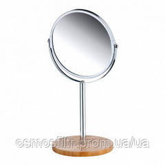 Дзеркало збільшувальне AXENTIA BONJA хром бамбук O 17 H 34 см (282806) Київ - фото 1