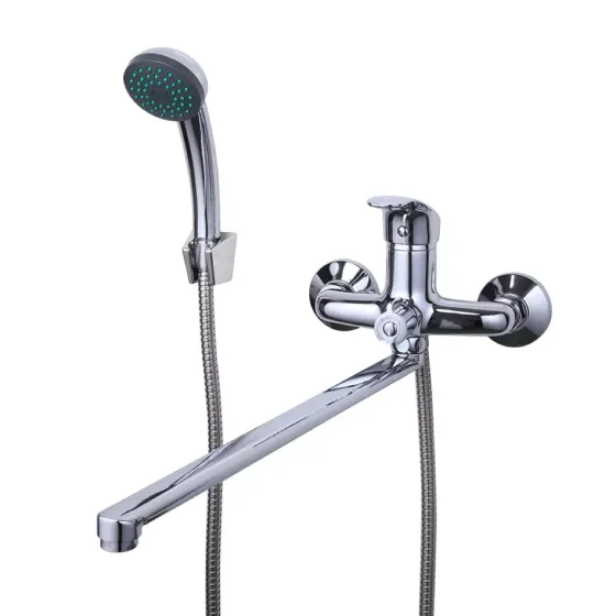 Смеситель для ванны с душевым гарнитуром Frap F2236 хром Киев