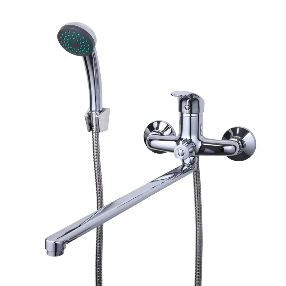 Смеситель для ванны с душевым гарнитуром Frap F2236 хром Киев - изображение 1