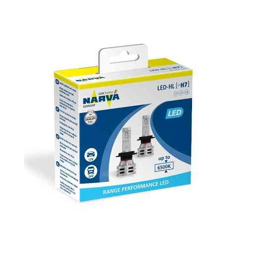 Комплект світлодіодних ламп Narva 18033 H7 12/24v 6500K X2 24W RPL Range Performance Харків