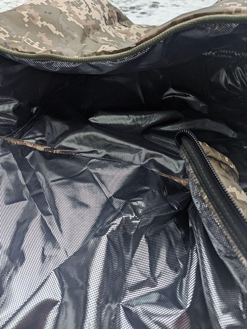 Зимовий спальний мішок просторий -35 Omni-Heat. Спальник ЗСУ. Військовий спальний мішок збільшений 2 Днепр - изображение 2