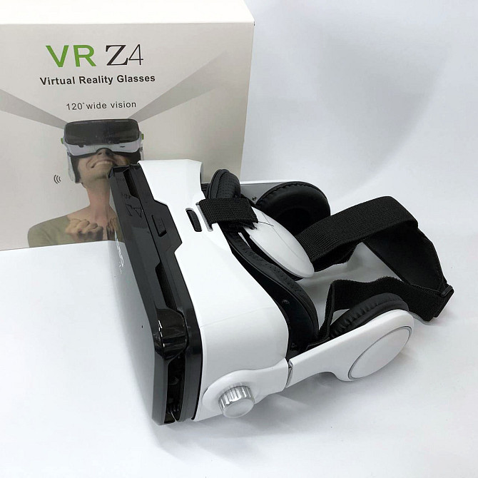 Виар бокс VR BOX Z4, Очки виртуальной реальности с сенсорами, VR-очки белые, Очки для смартфона VM-26 Киев - изображение 9