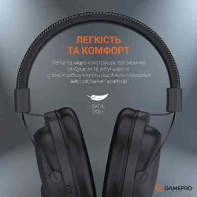 Навушники GamePro HS1050 Black (HS1050) Вінниця