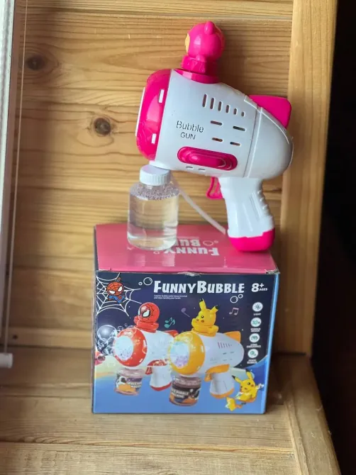 Пистолет детский автоматический пистолет пулемёт для мыльных пузырей Toy bubble gun AND 388-10 Коломыя - изображение 4