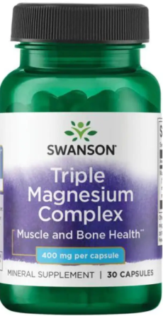 Комплекс магния Swanson Triple Magnesium Complex 400mg 30 капс Киев