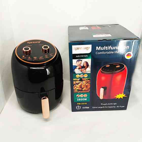 Міні фритюрниця Rainberg RB-2318 3800Вт 8.5л, Фритюрниця з функцією смаження без олії TV-83 Львів