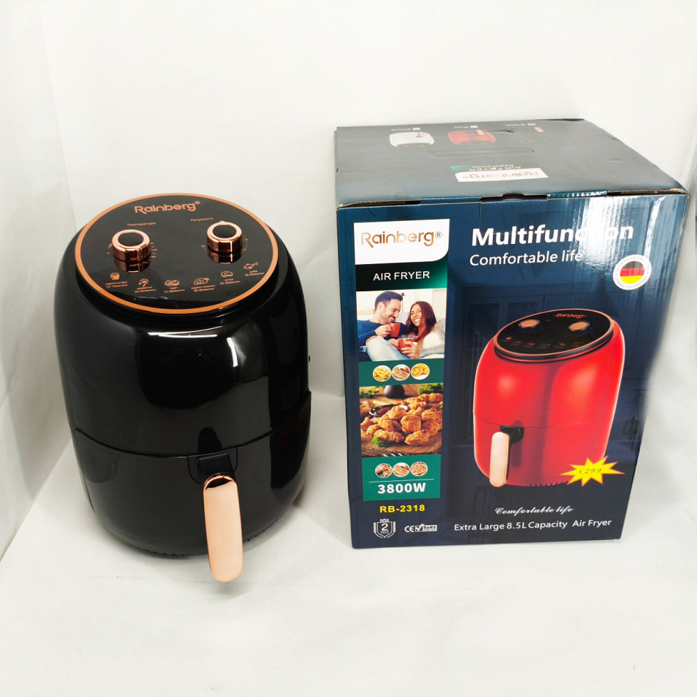 Міні фритюрниця Rainberg RB-2318 3800Вт 8.5л, Фритюрниця з функцією смаження без олії TV-83 Львів - фото 4
