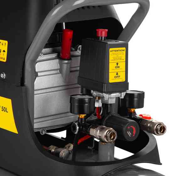 Компресор, 50 л, 1,5 кВт, 220 В, 8 атм, 206 л/хв, 80 дБ INTERTOOL PT-0003 Київ