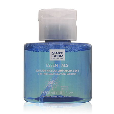 Мартідерм Міцелярна вода для очищення обличчя MartiDerm Essentials Micellar Solution Cleanser 3in1, 300 мл Дніпро - фото 1