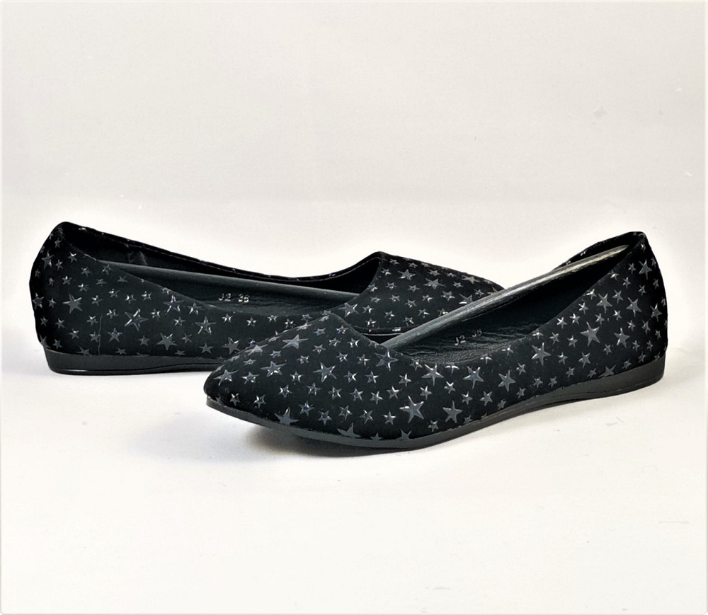 Женские Балетки Черные Мокасины Туфли Замшевые (размеры: 36) - J2 Днепр - изображение 6