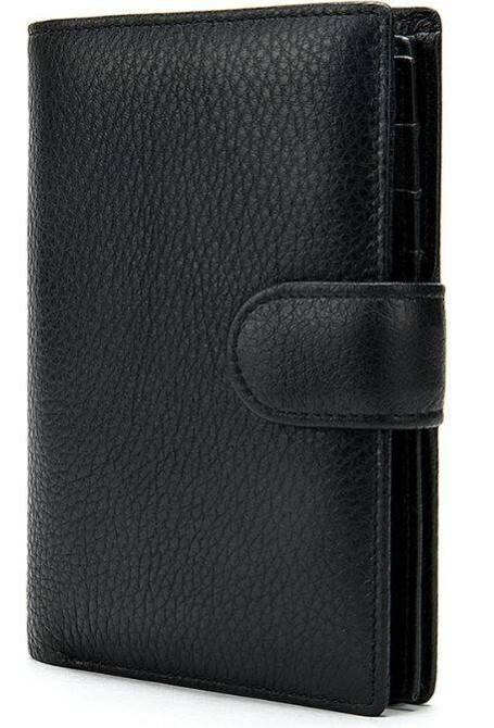 Кошелек унисекс Vintage 14927 Черный Киев - изображение 6