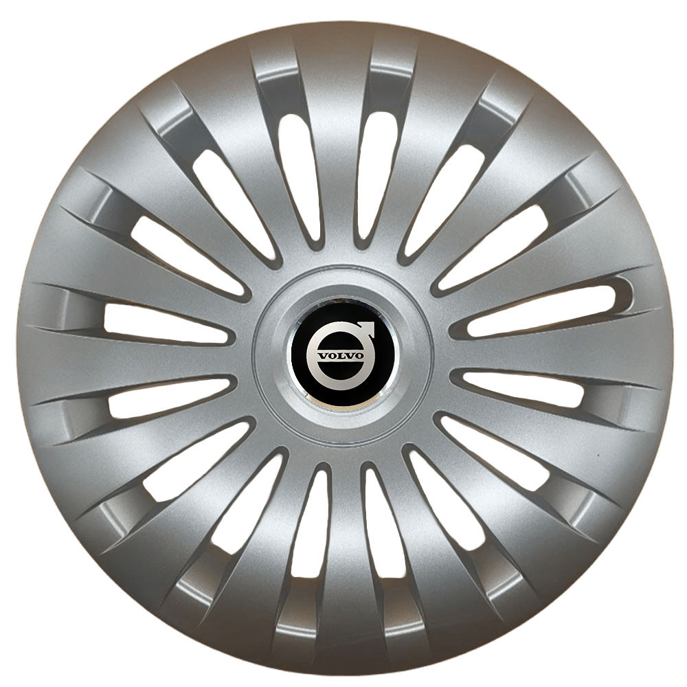 Автомобильные модельные колпаки R17 Volvo 504 4шт, SJS, серебристые Киев - изображение 1