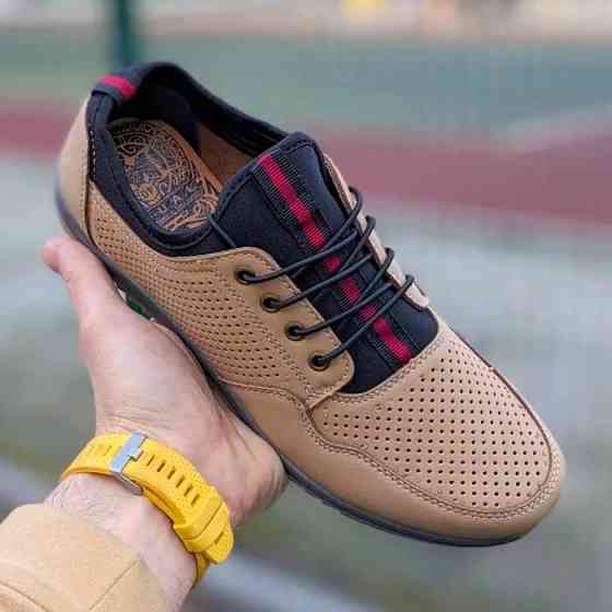 Мужские Мокасины Летние Бежевые Кроссовки Сеточка Коричневые Светлые (размеры: 40,41,42,43,44,45) - 218-3 Днепр