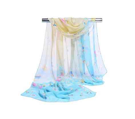 Женский шарф с бабочками - размер шарфа приблизительно 145*48см, 100% вискоза Киев