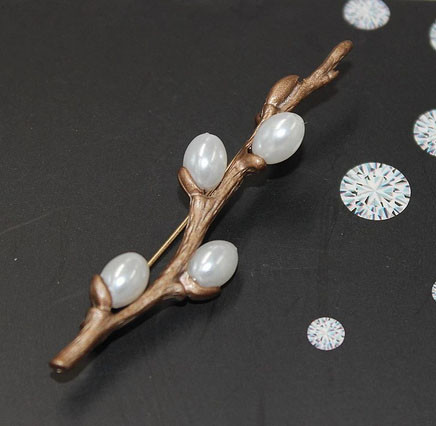 Брошь женская нежная Весенний мотив Киев - изображение 1