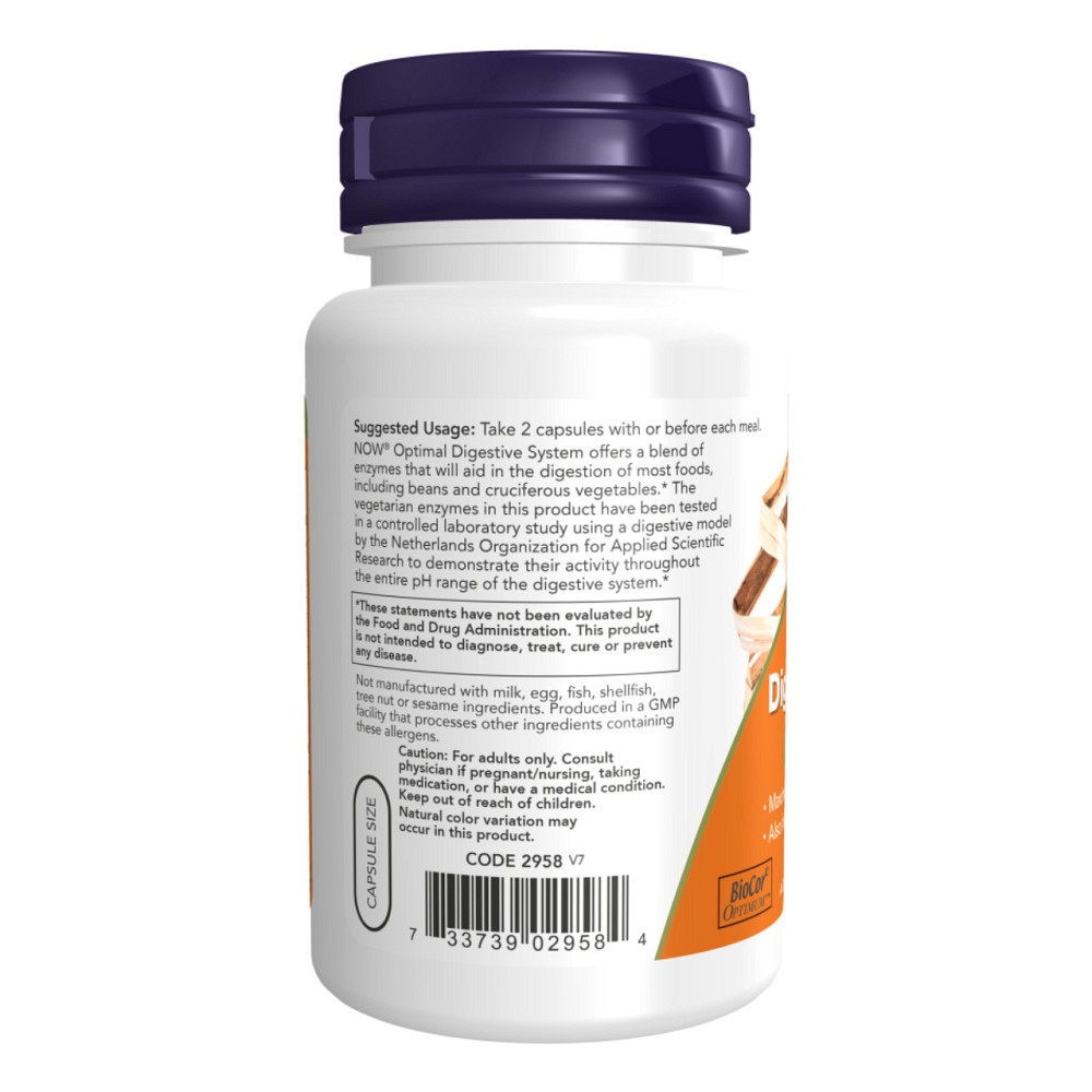 Пищеварительные ферменты Now Foods Optimal Digestive System 90 раст капс Киев - изображение 6