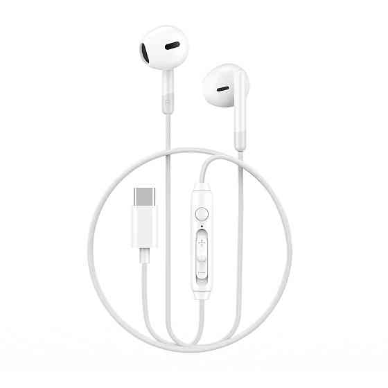 Навушники дротові WIWU EB314 Wired Earphone (Type-C) White Одеса