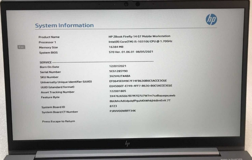 HP ZBook Firefly 14 G7 i5-10310U 8GB RAM 256GB SSD 1920x1080 Харьков - изображение 2