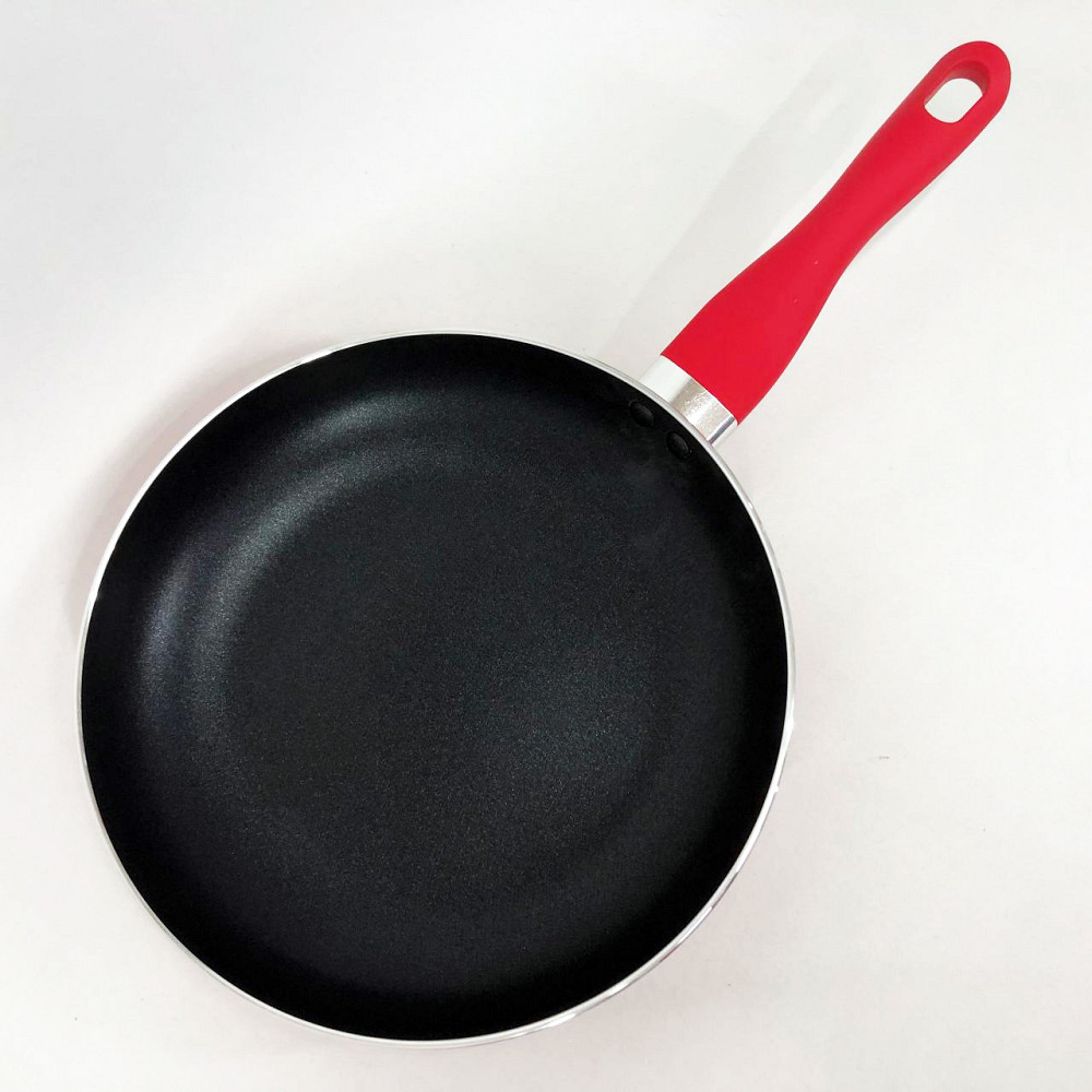 Сковорода с антипригарным покрытием внутренней поверхности Con Brio СВ-2414 24 см MW-49 Львов - изображение 2