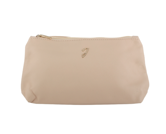 Косметичка бежевая, JANEKE Black Pouch Medium 25х13х7 см Славянск