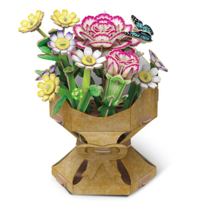 Пазл Cubic Fun трехмерный Букет цветов Гвоздики (W3300h) Винница - изображение 2