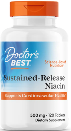 Витамин В3 (ниацин) Doctor's Best Niacin 120 таб Киев