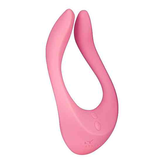 Вибратор для пар Satisfyer Endless Joy Pink, 3 независимых мотора, многофункциональный Sex Aura Киев