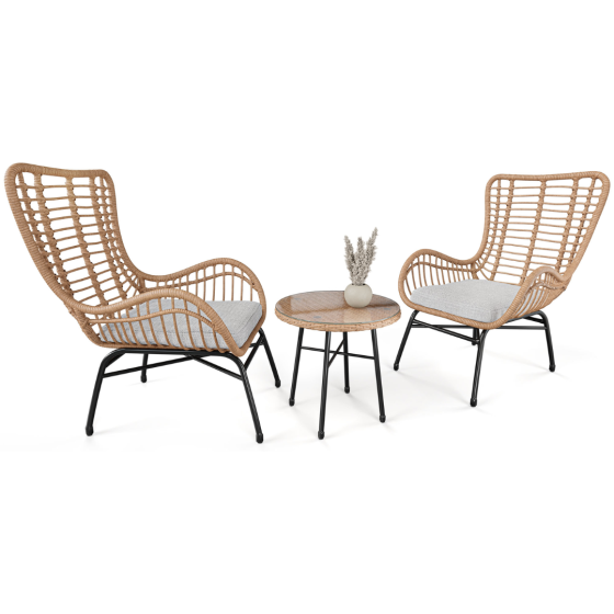 Набір садових меблів Di Volio Sorrento бежевий/світло-сірий Київ