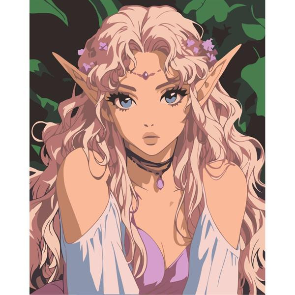 Картина по номерам ArtCraft Эльфийская принцесса 40х50 см (16131-AC) Харьков - изображение 4