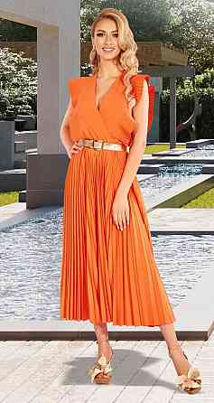 Красивое летнее платье плиссе (42) Киев