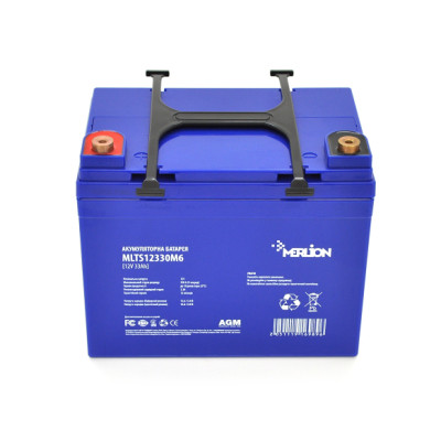 Батарея до ДБЖ Merlion MLTS12330M6 12V-33Ah (MLTS12330M6+) Вінниця - фото 1