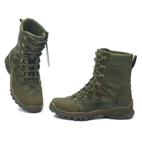 Берцы зимние хаки теплые PREDATOR-8011 водонепроницаемые тактические военные ботинки ЗСУ 42(28см) Харьков