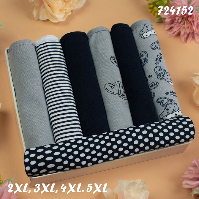 Труси жіночих оптом Nicoleta Туреччина тижневі батал 2XL, 4XL he 7 шт. Київ - фото 1