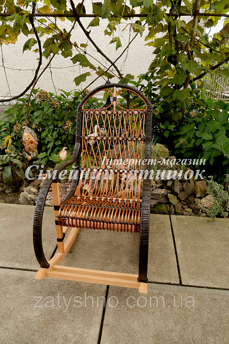Гойдалка з лози плетена Київ - фото 4