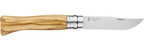 Лімітований Складаний Ніж Opinel (Опінель) No.9 "Inox Lux" Оливка (002426) Нержавіюча сталь Нововолинськ