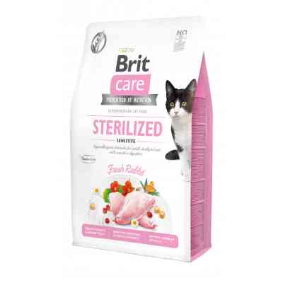 Сухий корм для кішок Brit Care Cat GF Sterilized Sensitive 2 кг (8595602540761) Вінниця