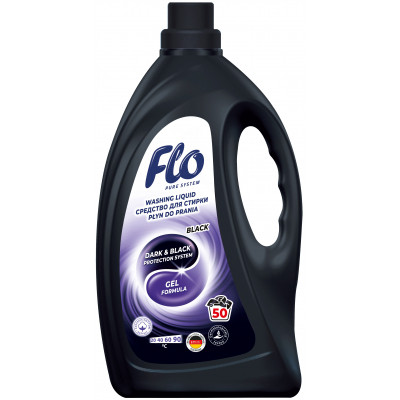 Гель для стирки Flo Black 2 л (5900948242799) Винница - изображение 1