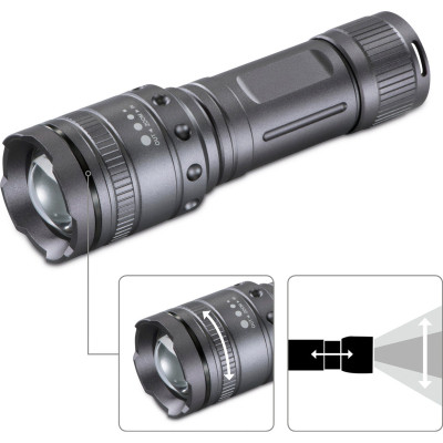 Ліхтар Hama Ultra Pro LED Torch L1000 Black (00185801) Вінниця - фото 2