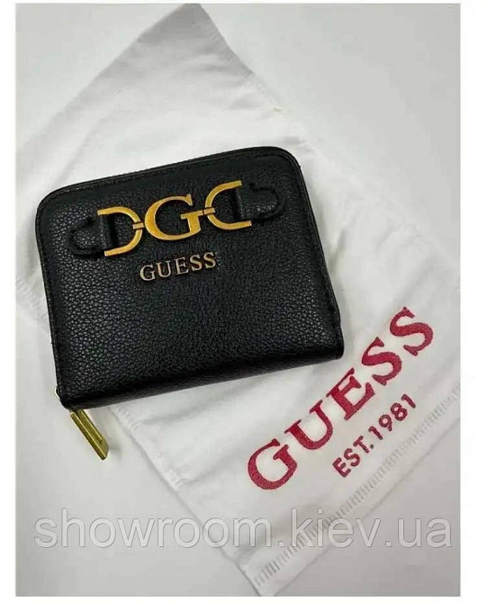 Женский небольшой кошелек Guess (6051-1) black Киев - изображение 3