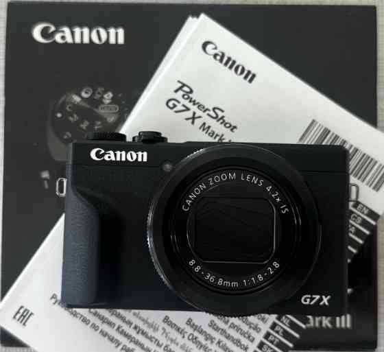 Фотоапарат Canon Powershot G7 X Mark 3 III Black. Киев