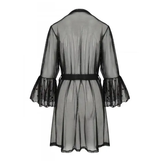 Повітряний пеньюар Passion LOVELIA PEIGNOIR XXL/XXXL, black Львів
