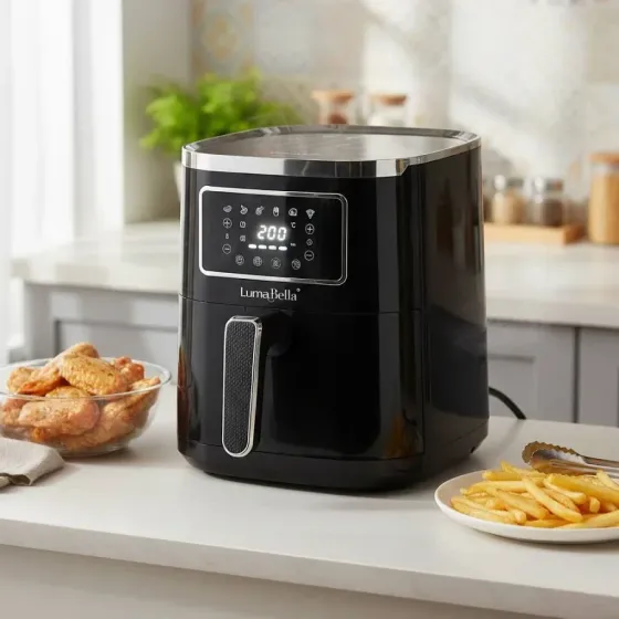 Аерофритюрниця LB-60029 6 л, 1700 Вт, з кольоровим дисплеєм, 8 програм, інтелектуальний контроль температури Одеса