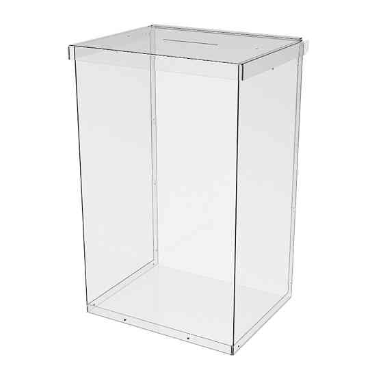 Ящик EKOSTAR без замка для пожертвований и сбора денег 250x200x400. Объем 20 литров Киев