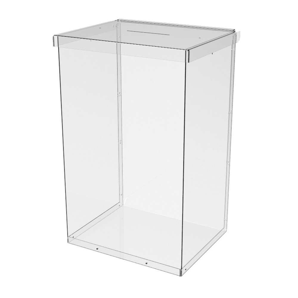 Ящик EKOSTAR без замка для пожертвований и сбора денег 250x200x400. Объем 20 литров Киев - изображение 2