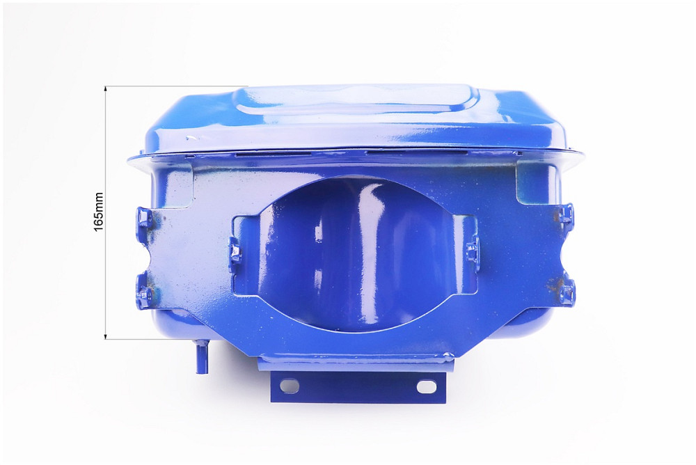 Бак паливний R190N, 270x210x165mm, потайна горловина, отвір під кран паливний, СИНІЙ Київ - фото 5