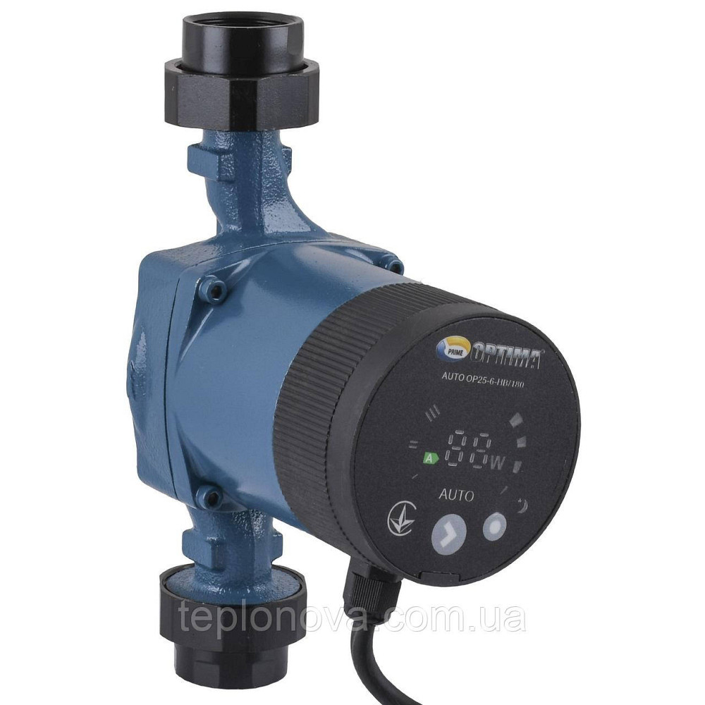 Насос циркуляційний енергоощадний Optima PRIME OP25-60AUTO 180 мм + гайки Чернівці - фото 1